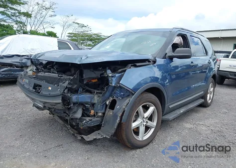 2018 Ford Explorer z USA, uszkodzony, nr VIN 1FM5K7BH6JGC36877